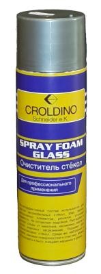 Очиститель стёкол Spray Foam Glass Croldino, 650мл