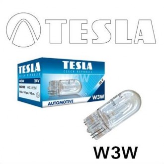 Лампа накаливания TESLA W3W 24V W2,1x9,5d