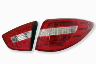 Задние светодиодные фары для Hyundai IX35 2010+ "Mercedes Style" Red/Clear