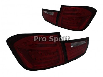 BMW F30, '13- , 3-Series, фонари задние, светодиодные,"BMW F10 Style",тонированные красные